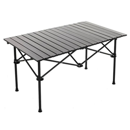 Outdoor folding tables aluminum alloy barbecue camping table stall folding square table Chicken rolls table picnic tables