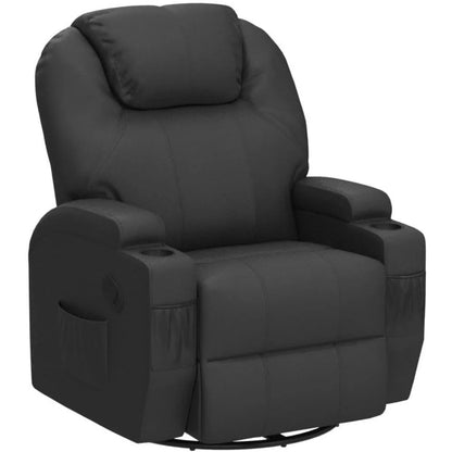 Recliner Chair, Rocking Massage Chairs, Home Reclining Sofa Chair, PU Leather, Ergonomic with Cup Holders, Recliner Chair