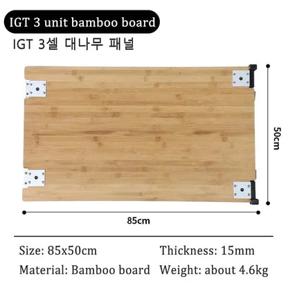 Camping IGT Table Free Combination Table Stainless Steel IGT Accessories Outdoor Portable Folding Aluminium Alloy Table