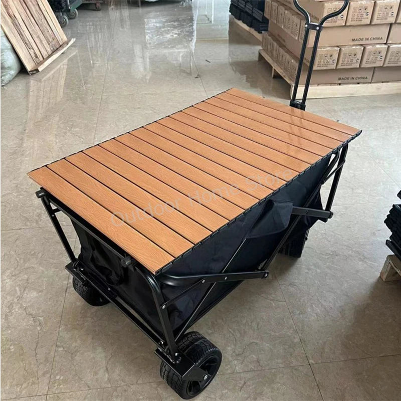 Outdoor Folding Table Board Camping Wagon Tabletop Outdoor Table Board Wagon Trailer Cover Hiking Climbing Picnic Folding Table