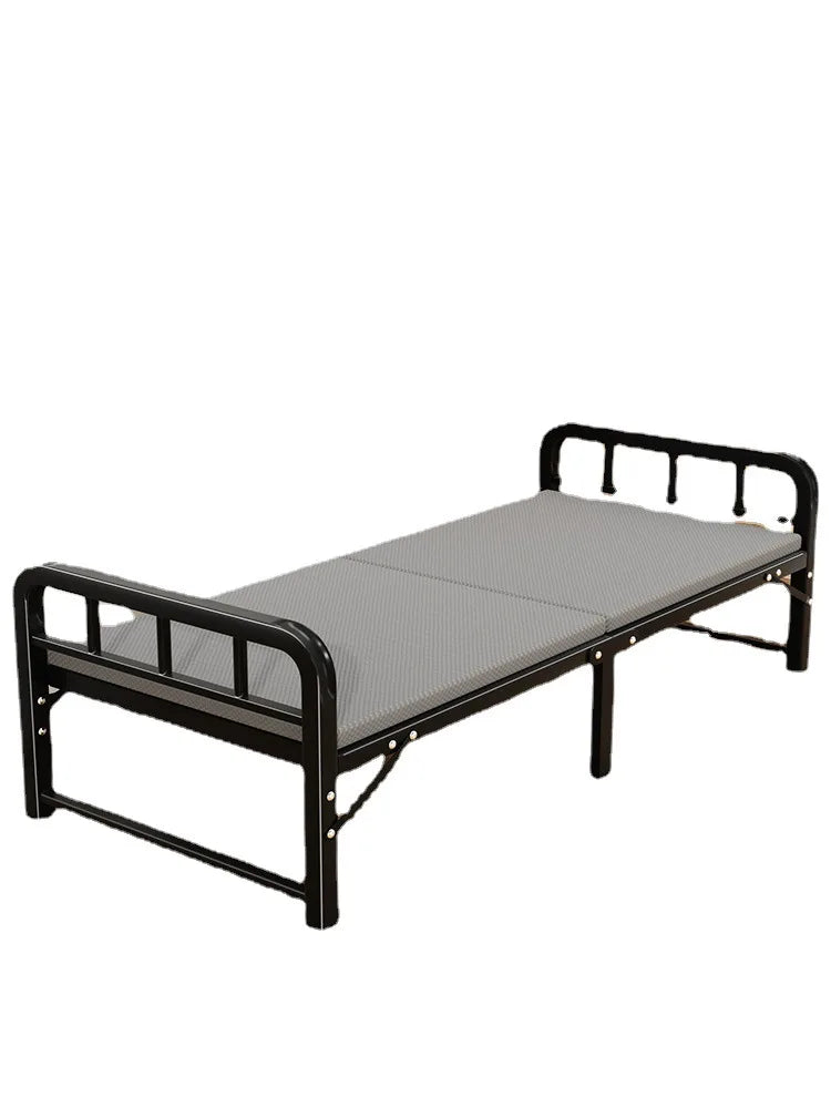 Home Wrought Iron Sofa Simple Modern Leisure Double Sofa Bed Rental Room Folding Bed Lunch Bed Sofa Chair