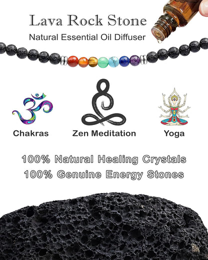 Crystals and Healing Stones Chakra Necklaces for Women Men/ Healing Crystals Bracelets for Women Men, Meditation, Anxiety Relief Items, Jewelry for Women Men